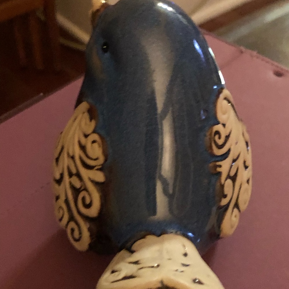 π¦ Blue ceramic bird - Picture 5 of 6